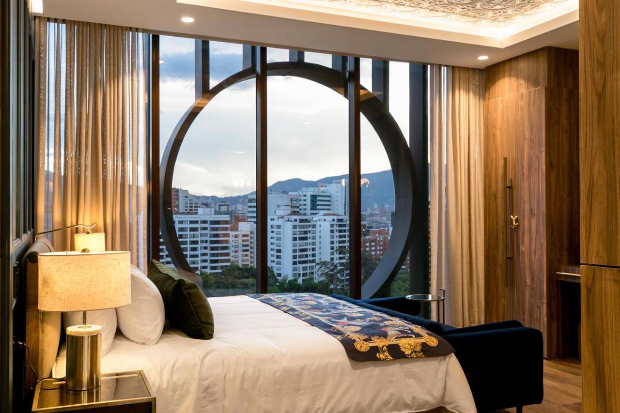 Hotel Marquee Medellín Eksteriør billede A bedroom at the hotel